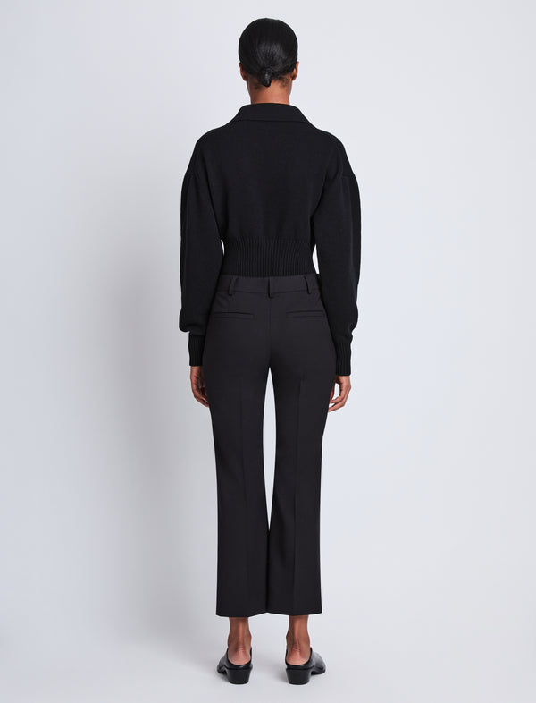 Proenza Schouler Proenza Schouler Marlene Pant In Tropical Wool - Black