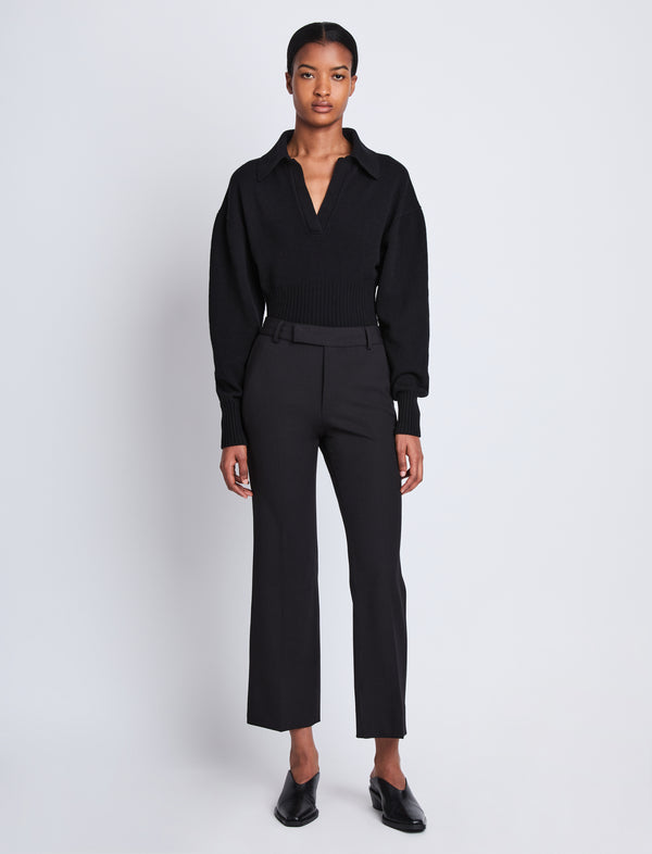 proenza schouler Proenza Schouler Marlene Pant in Tropical Wool - Black