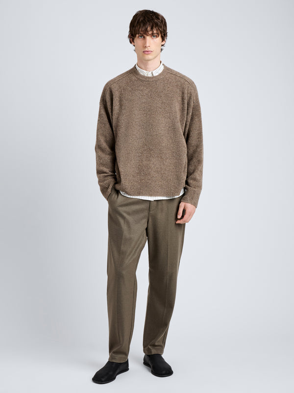 Proenza Schouler Proenza Schouler Mens Charles Sweater In Spongy Yak - Taupe