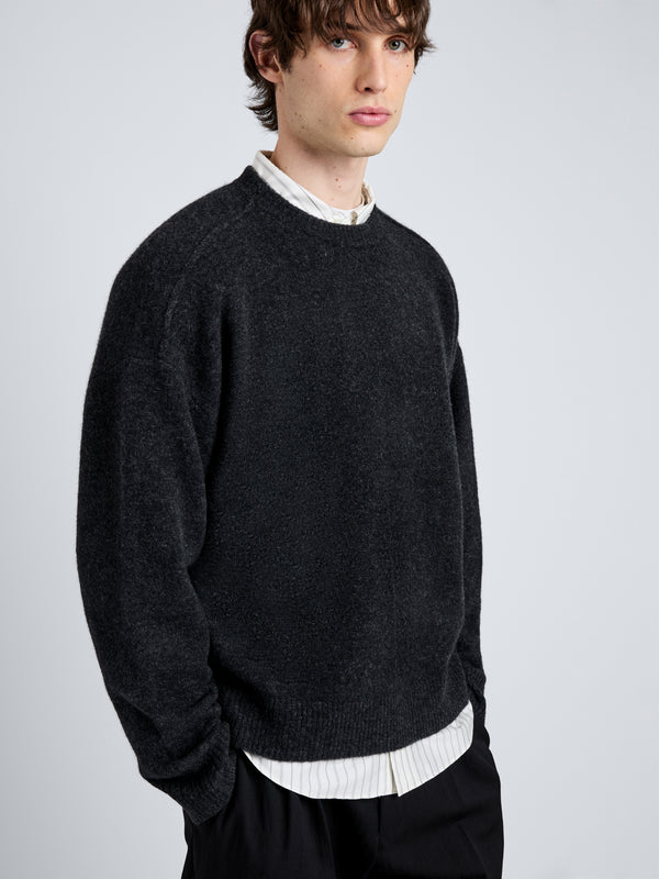 Proenza Schouler Proenza Schouler Mens Charles Sweater In Spongy Yak - Charcoal
