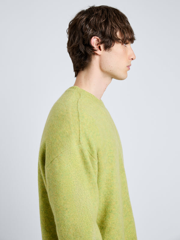 Proenza Schouler Proenza Schouler Mens Charles Sweater In Spongy Yak - Seagrass