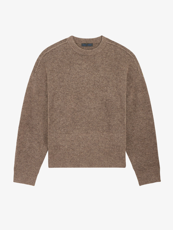 proenza schouler Proenza Schouler Mens Charles Sweater in Spongy Yak - Taupe