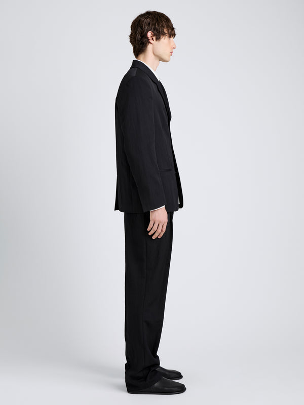 Proenza Schouler Proenza Schouler Mens James Jacket In Wool Suiting - Black