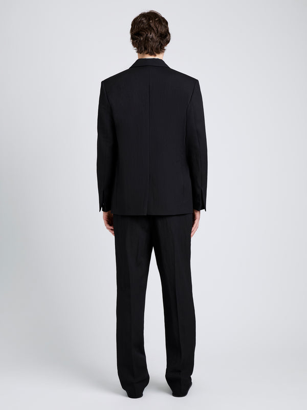 Proenza Schouler Proenza Schouler Mens James Jacket In Wool Suiting - Black