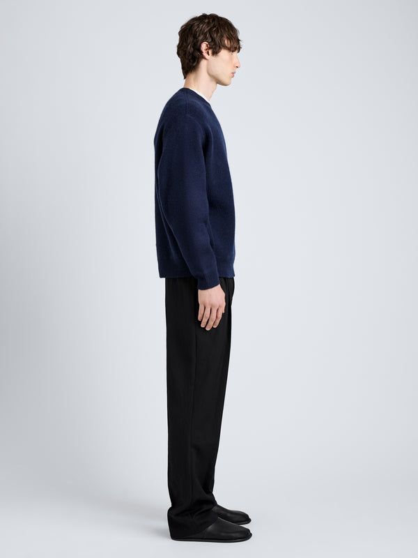 Proenza Schouler Proenza Schouler Mens Zach Sweater In Double Face - Navy