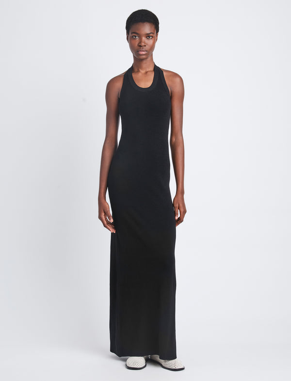 proenza schouler Proenza Schouler Meryl Dress in Matte Viscose Rib - Black