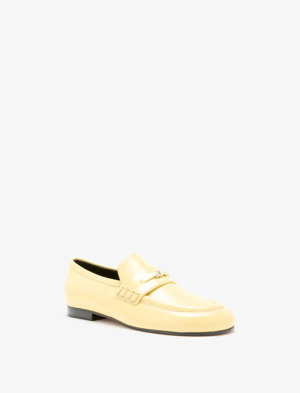 Proenza Schouler Proenza Schouler Mini Monogram Loafers In Slick Nappa - Resin