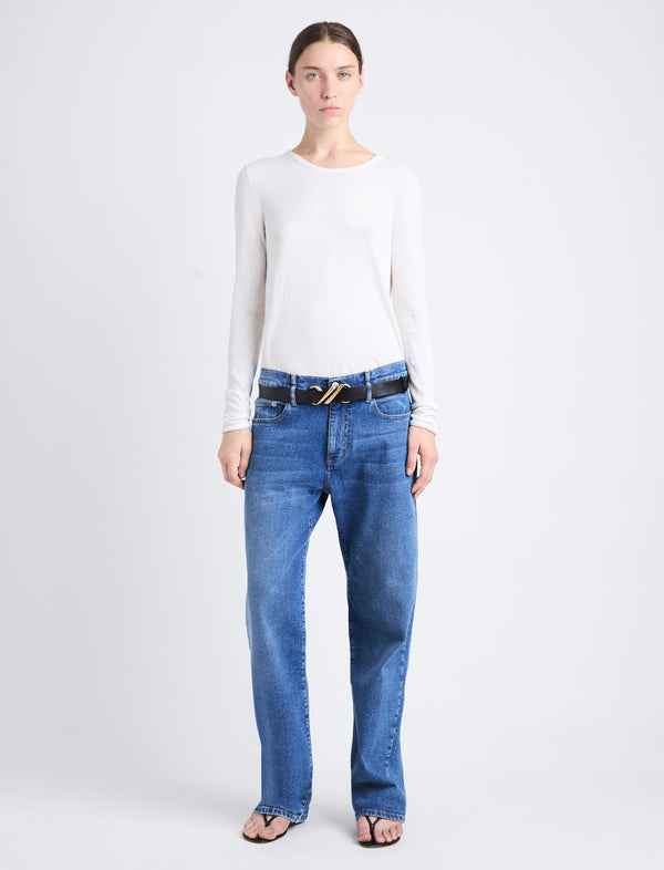 Proenza Schouler Proenza Schouler Monogram Belt - Black