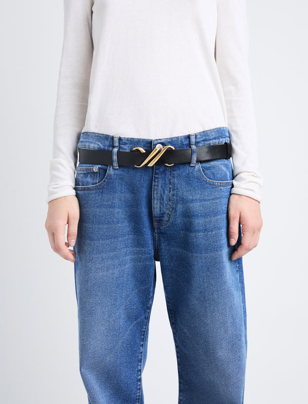 Proenza Schouler Proenza Schouler Monogram Belt - Black