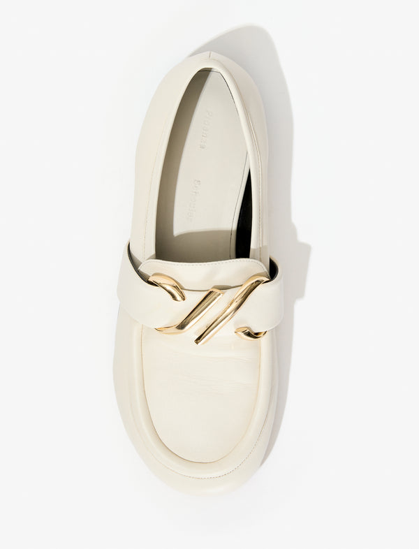 Proenza Schouler Proenza Schouler Monogram Loafers - Cream