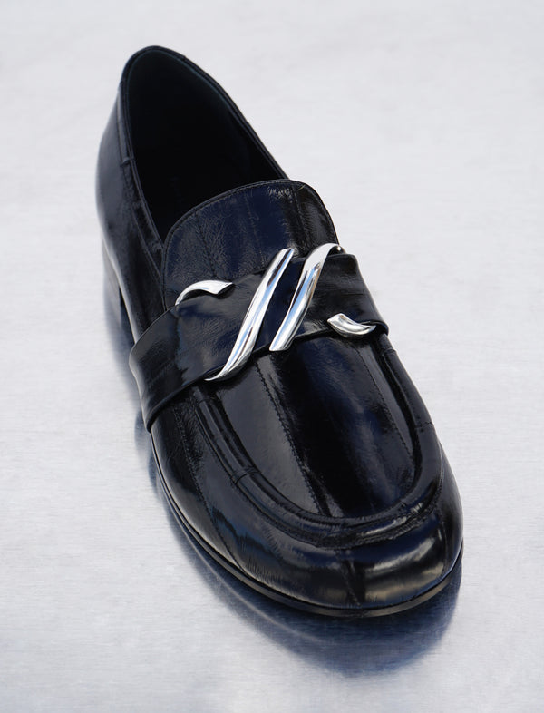 Proenza Schouler Proenza Schouler Monogram Loafers In Eel - Black