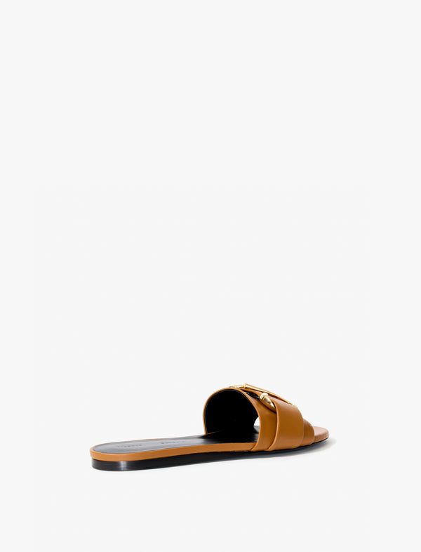 Proenza Schouler Proenza Schouler Monogram Slide Sandals - Terracotta