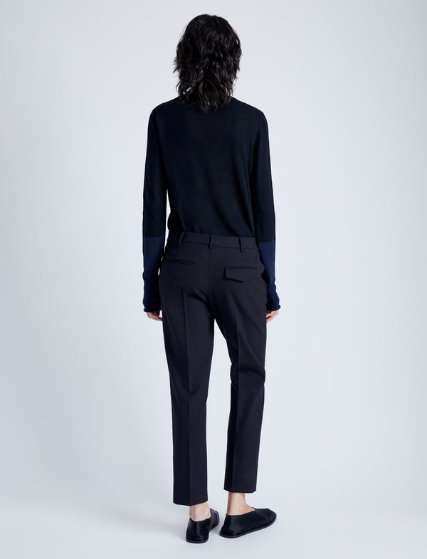 Proenza Schouler Proenza Schouler Myers Pant In Tropical Wool - Black
