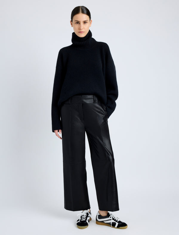 proenza schouler Proenza Schouler Noland Pant in Leather - Black