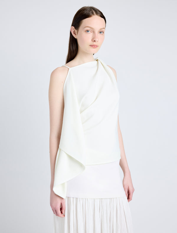 Proenza Schouler Proenza Schouler Paige Skirt In Pleated Crepe Chiffon - Ivory