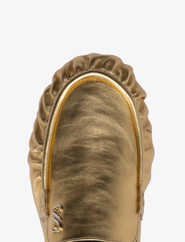 Proenza Schouler Proenza Schouler Park Loafers In Metallic Leather - Gold