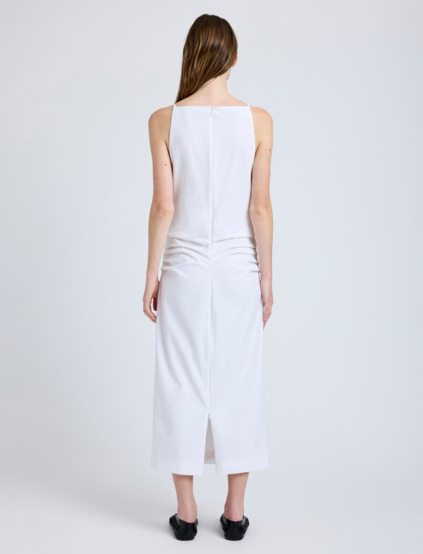 Proenza Schouler Proenza Schouler Priya Dress In Bi-Stretch Cotton Nylon - Off White