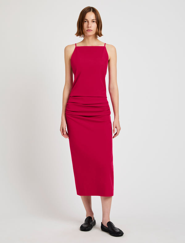 proenza schouler Proenza Schouler Priya Dress in Bi-Stretch Cotton Nylon - Orchid