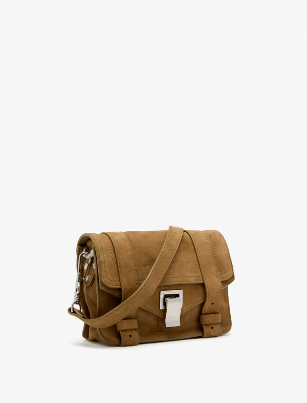 Proenza Schouler Proenza Schouler PS1 Mini Crossbody Bag In Nubuck Calf - Tobacco