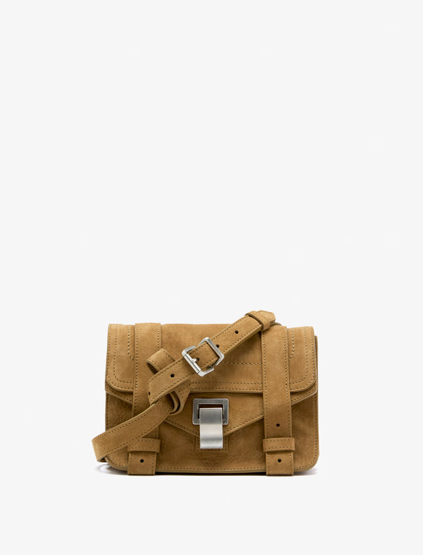 proenza schouler Proenza Schouler PS1 Mini Crossbody Bag in Nubuck Calf - Tobacco
