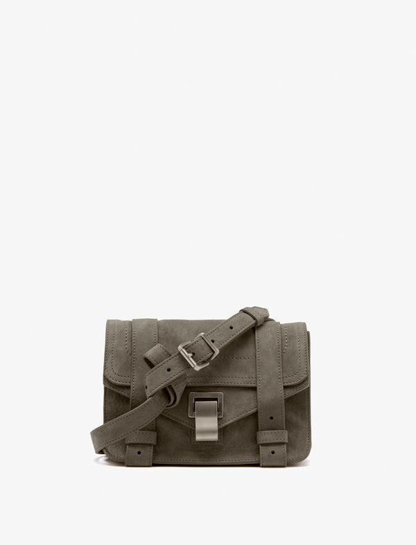 proenza schouler Proenza Schouler PS1 Mini Crossbody Bag in Nubuck Calf - Slate