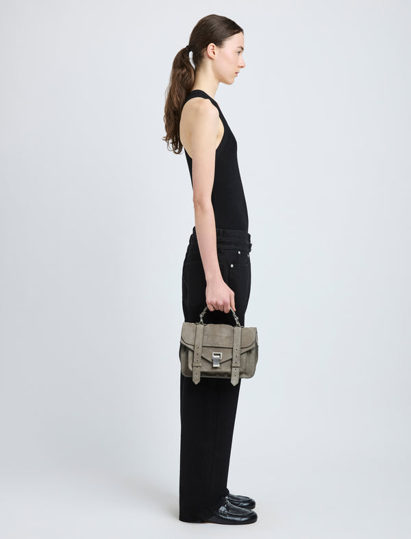 Proenza Schouler Proenza Schouler PS1 Tiny Bag In Nubuck Calf - Slate