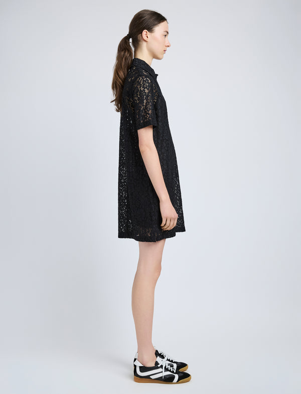 Proenza Schouler Proenza Schouler Rainer Dress In Stretch Lace - Black
