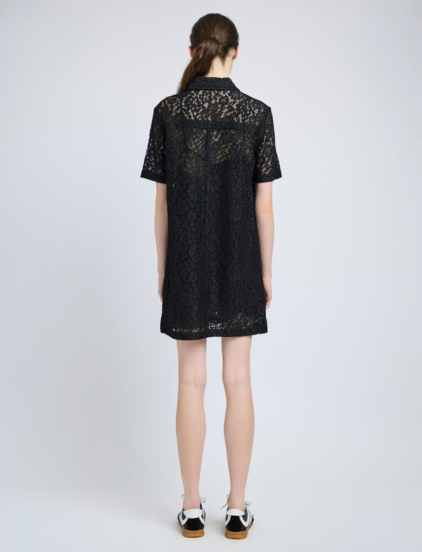 Proenza Schouler Proenza Schouler Rainer Dress In Stretch Lace - Black