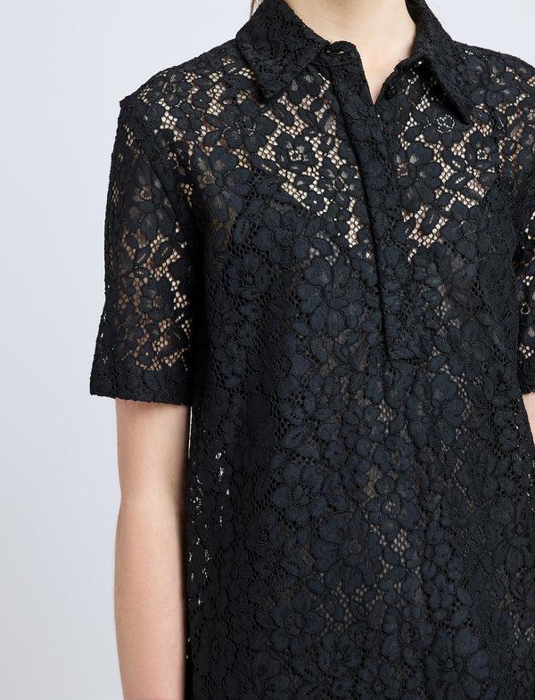 Proenza Schouler Proenza Schouler Rainer Dress In Stretch Lace - Black