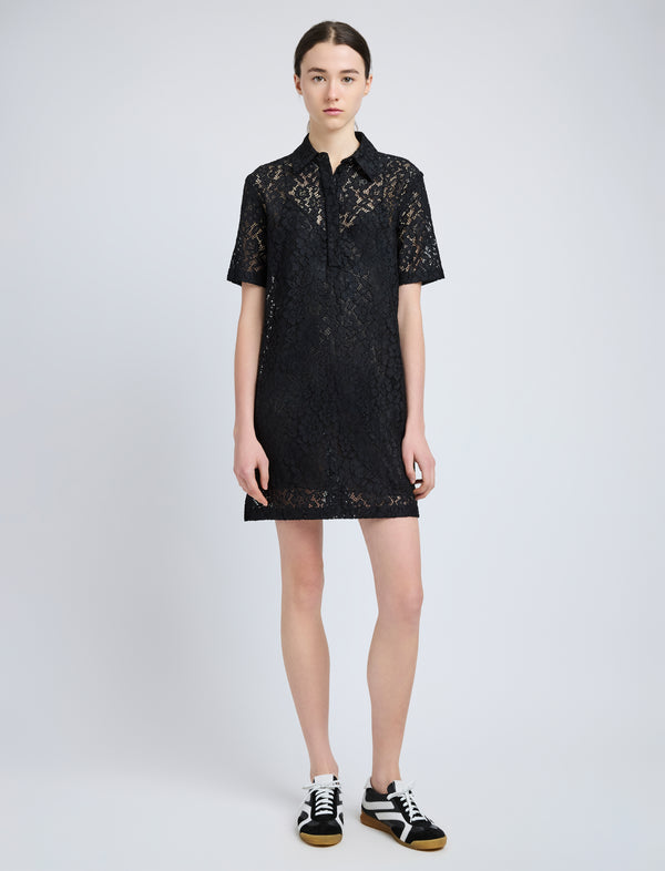 proenza schouler Proenza Schouler Rainer Dress in Stretch Lace - Black