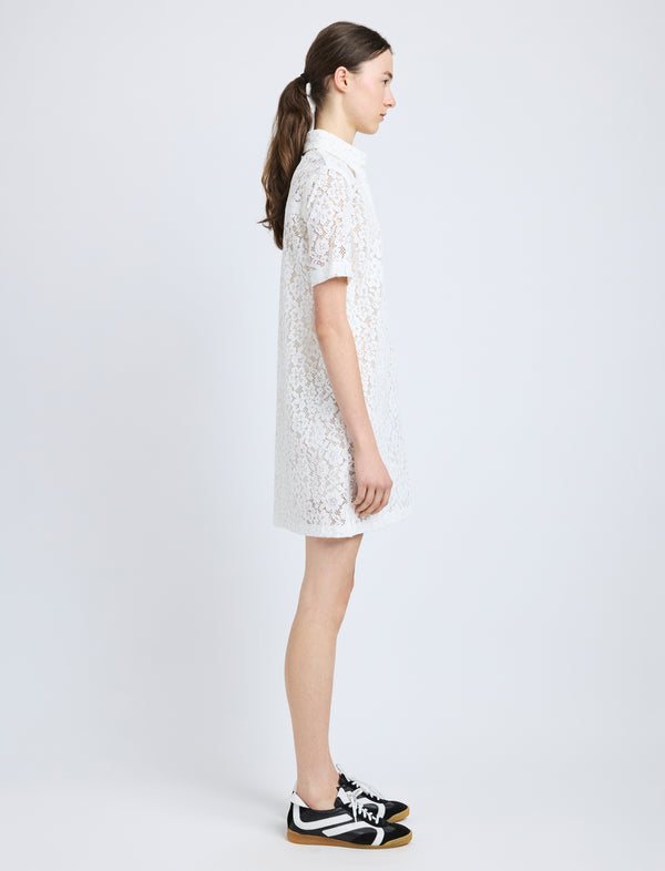 Proenza Schouler Proenza Schouler Rainer Dress In Stretch Lace - Off White