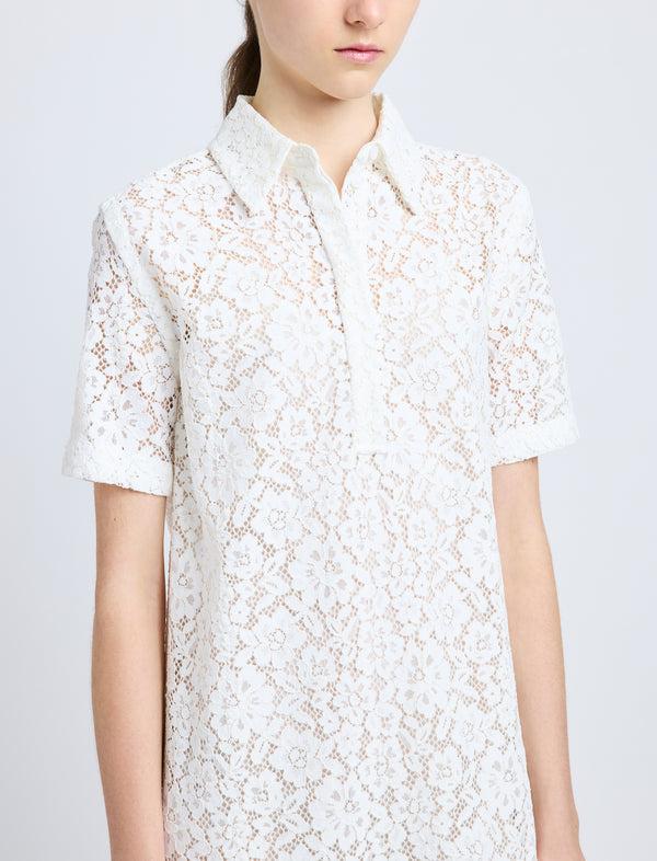 Proenza Schouler Proenza Schouler Rainer Dress In Stretch Lace - Off White