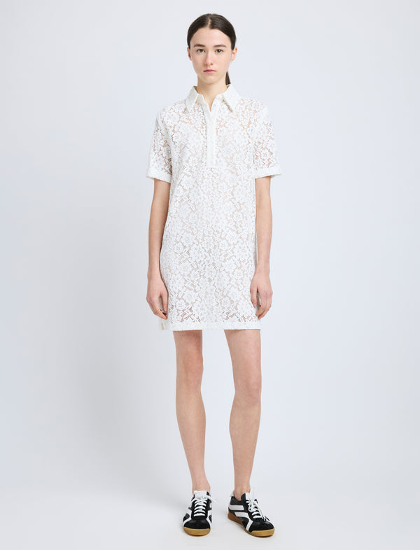 proenza schouler Proenza Schouler Rainer Dress in Stretch Lace - Off White
