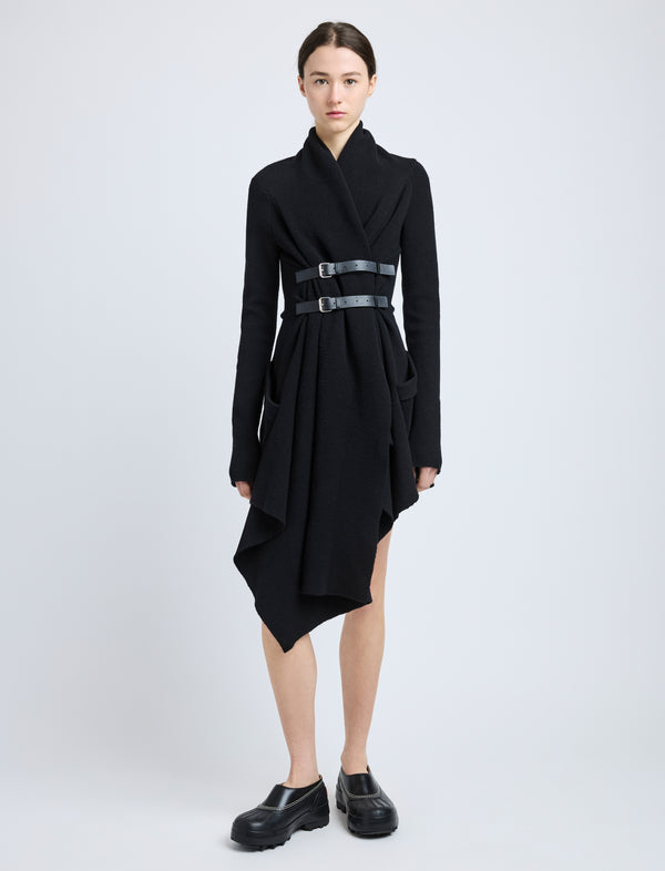 proenza schouler Proenza Schouler Reinhardt Dress in Wool Cashmere Knit - Black