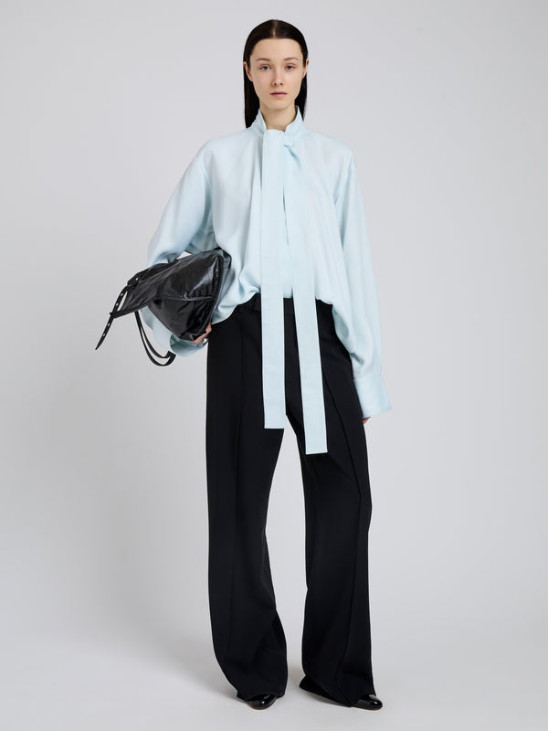 Proenza Schouler Proenza Schouler Ricky Top In Viscose Gabardine - Sky