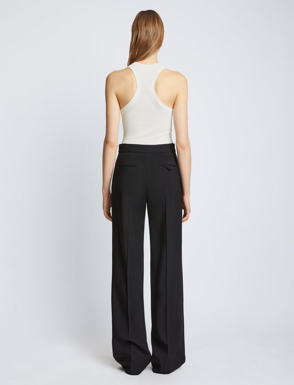 Proenza Schouler Proenza Schouler Roberts Knit Tank In Matte Viscose Rib - White