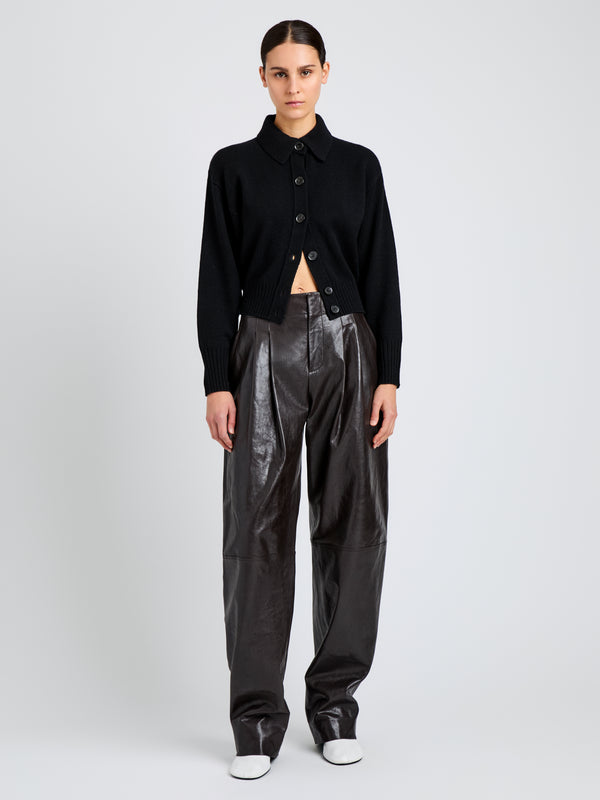 Proenza Schouler Proenza Schouler Rocio Cardigan In Cashmere - Black