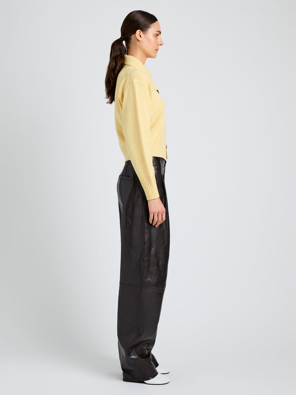 Proenza Schouler Proenza Schouler Rocio Cardigan In Cashmere - Pale Yellow