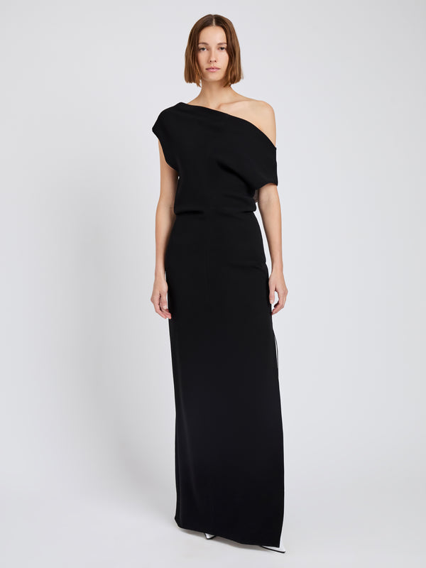 proenza schouler Proenza Schouler Rosina Dress in Light Double Crepe - Black