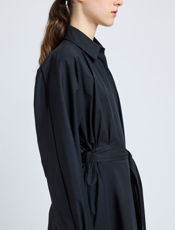 Proenza Schouler Proenza Schouler Sammy Dress In Eco Cotton Poplin - Black
