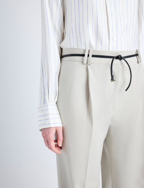 Proenza Schouler Proenza Schouler Savannah Pant In Wool Gabardine Suiting - Taupe