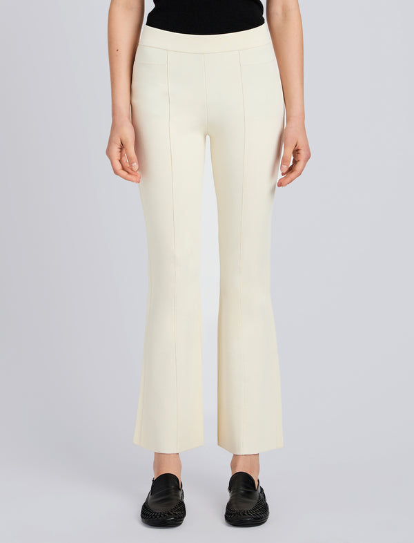 Proenza Schouler Proenza Schouler Shaila Pant In Silk Viscose Knit - Ecru
