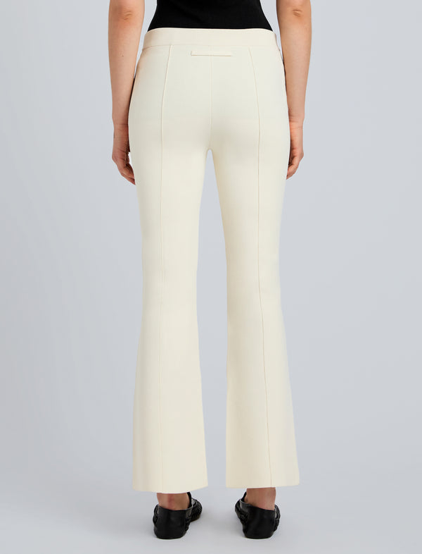 Proenza Schouler Proenza Schouler Shaila Pant In Silk Viscose Knit - Ecru