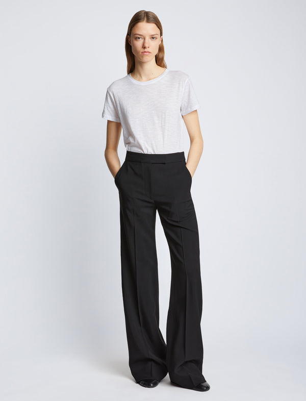 Proenza Schouler Proenza Schouler Short Sleeve T-Shirt In Tissue Jersey - White