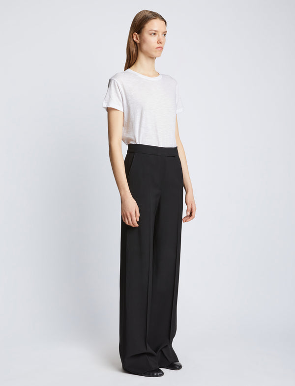 Proenza Schouler Proenza Schouler Short Sleeve T-Shirt In Tissue Jersey - White
