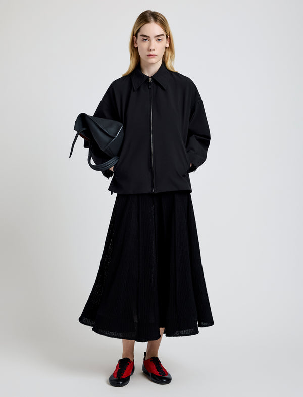 Proenza Schouler Proenza Schouler Sibyl Jacket In Stretch Nylon - Black