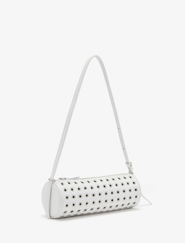 Proenza Schouler Proenza Schouler Silo Bag In Eyelet Covered Nappa - Optic White
