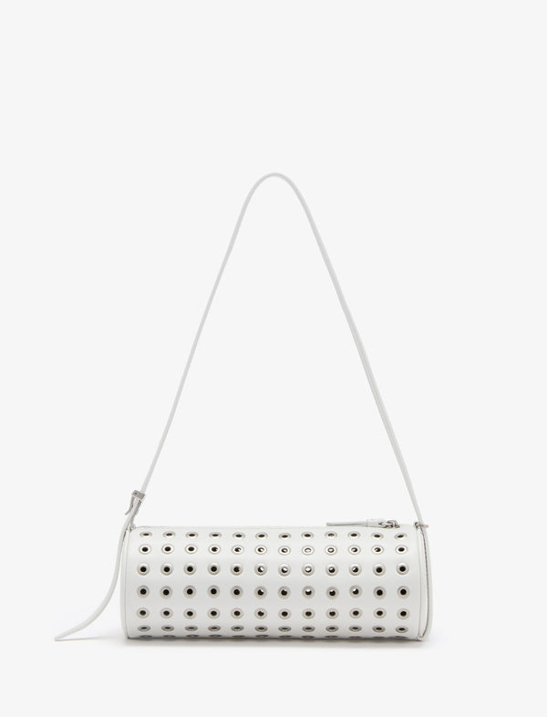 Proenza Schouler Proenza Schouler Silo Bag In Eyelet Covered Nappa - Optic White