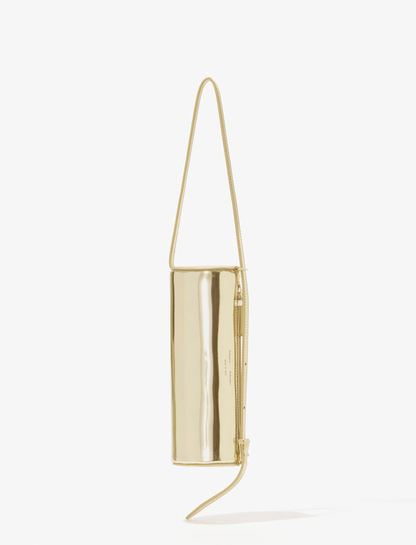 Proenza Schouler Proenza Schouler Silo Bag In Mirrored Metallic - Light Gold