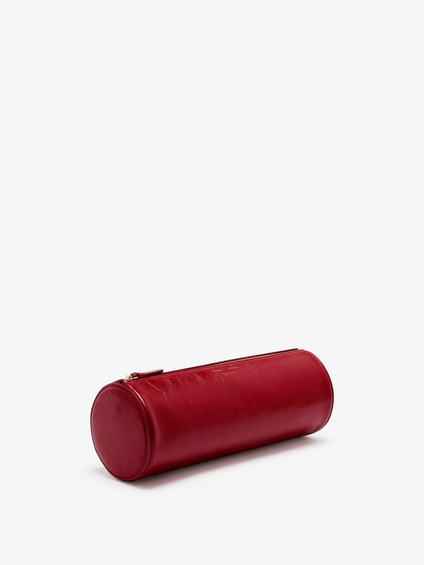 Proenza Schouler Proenza Schouler Silo Clutch In Shiny Calf - Red